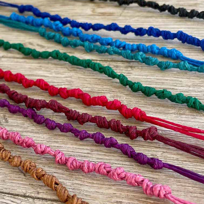 Knotted Cord Bracelets