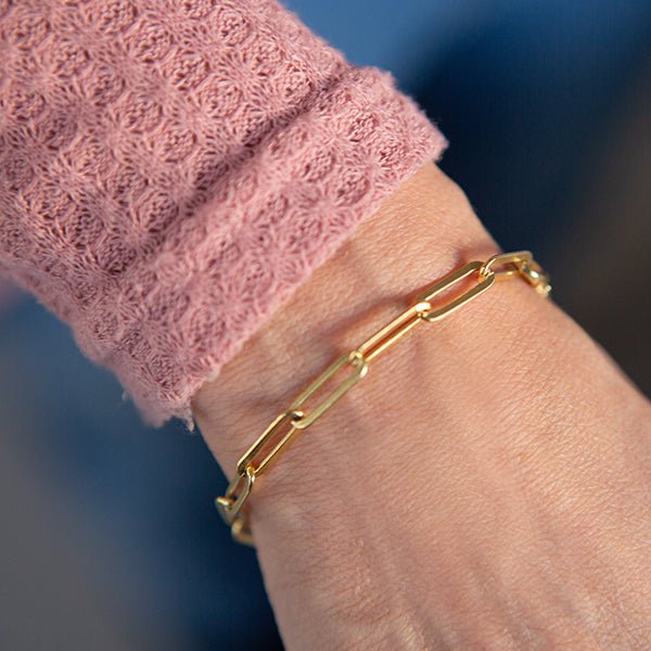 Paperclip Chain Bracelet