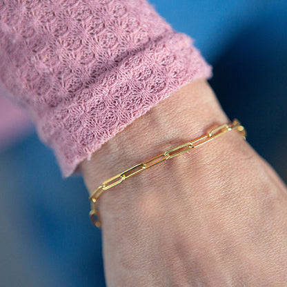 Paperclip Chain Bracelet