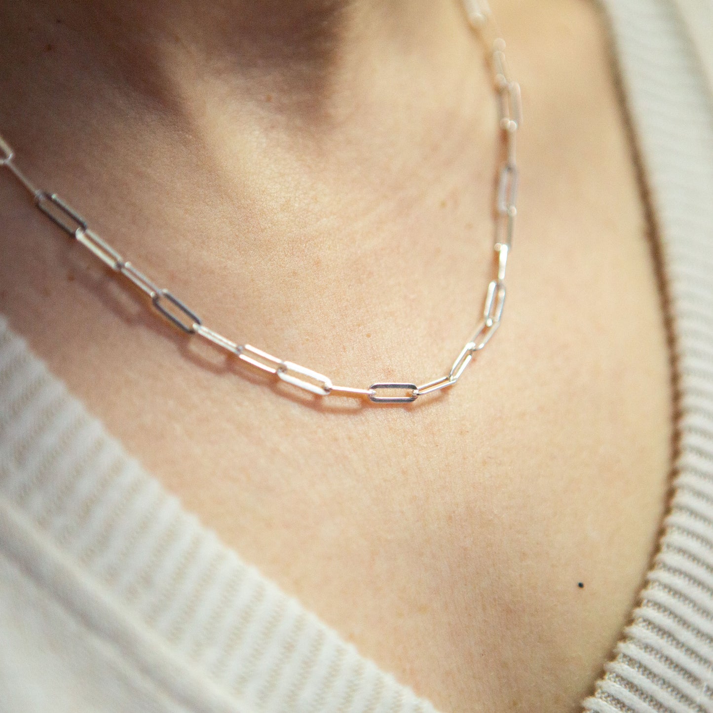 Paperclip Chain Necklace