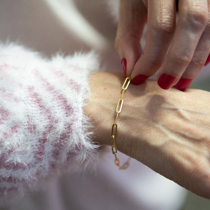 Paperclip Chain Bracelet